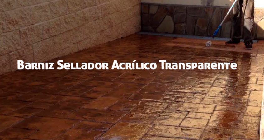 Barniz Sellador Acrílico Transparente